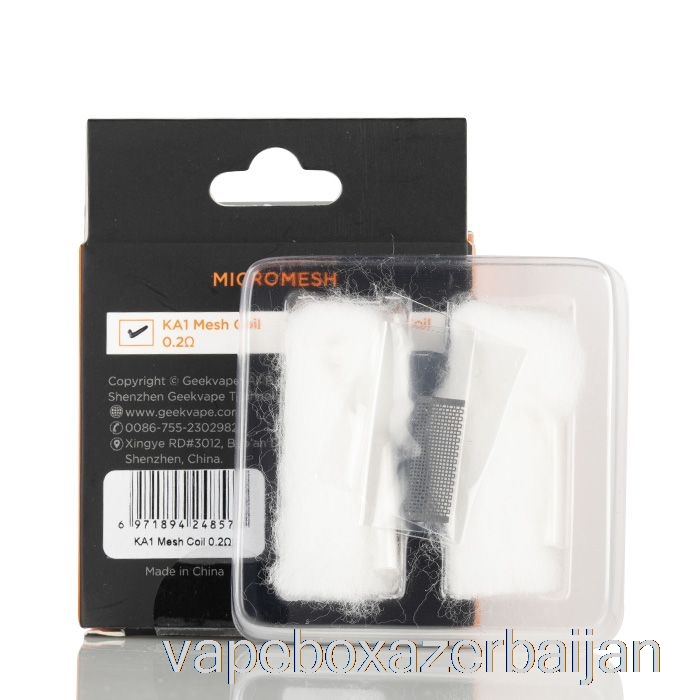 Vape Box Azerbaijan Geek Vape ZEUS X MicroMesh Sheet Coils (2 SHEETS) 0.2ohm KA MicroMesh Coils